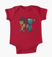 Scorpion & Sub-Zero Short Sleeve Baby One-Piece