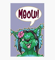 Meow! Photographic Print