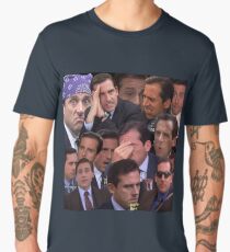Camiseta premium para hombre El conjunto de oficinas