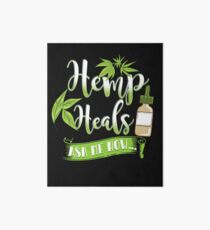 Lámina de exposición Hemp Heals CBD Oil Design