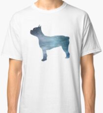 Boston terrier silhouette Classic T-Shirt