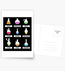 Science Teacher. Pro Science. Chemistry Teacher. Science Gift. Educational Lab Glassware. Chemistry Flasks. Infographic. Science Nerd. Laboratory. Chemist. Postcards