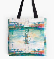 Patchwork Pylons - Interconnected Tote Bag