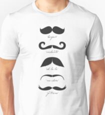 Monsieur Moustache Unisex T-Shirt