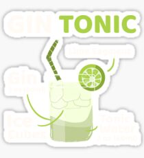 Gin Tonic Sticker