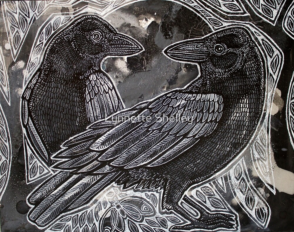 "The Night Ravens" by Lynnette Shelley | Redbubble