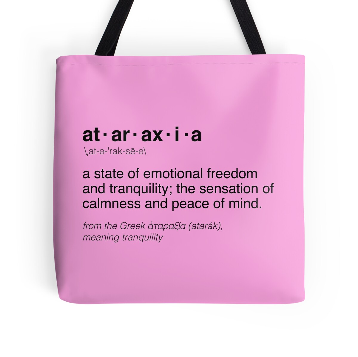 quot ataraxia definition quot tote bags by valyrianheart redbubble quot ataraxia definition quot tote bags by valyrianheart redbubble
