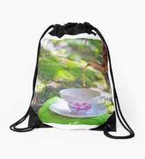Tea Moments of Truth Drawstring Bag