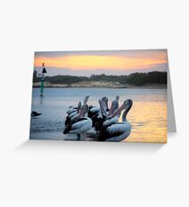 Sunset Gathering Greeting Card