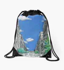 Mochila saco Construyendo ciudades sin color