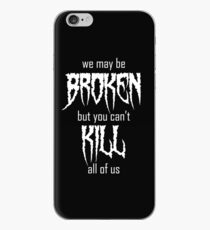 Motionless In White lyrics - White iPhone Case