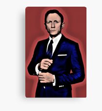 Lienzo Illustation del arte pop por Daniel Craig