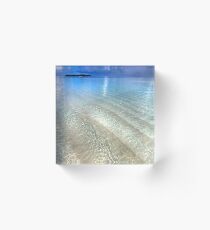 Crystal Water of the Ocean Acrylic Block