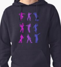 Fortnite Emote Dances Pullover Hoodie