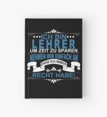 Lehrer Witziger Lehrer Spruch in Deutsch Notizbuch