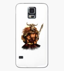 Viking With A Sword Skull Horns T-Shirt Case/Skin for Samsung Galaxy