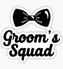 Groom's Squad Sticker