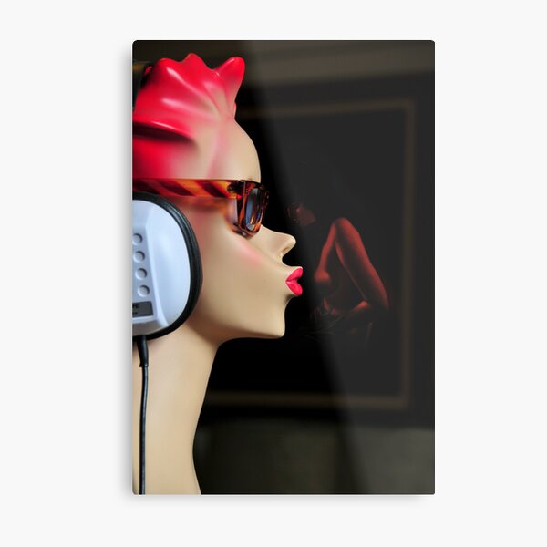 Lady Kiss Metal Print