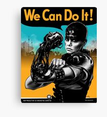 We Can Do It (Furiously) Canvas Print