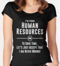 Human Resources HR Legends Women's Fitted Scoop T-Shirt