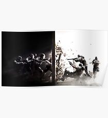 The Battle Of Dark And Light Poster
