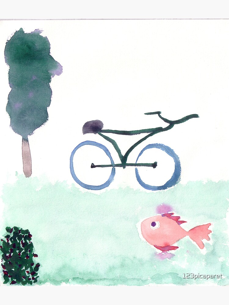bike & fish by 123picaparet