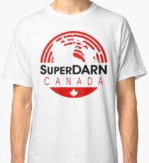 SuperDARN Canada Light Colors Round Logo Classic T-Shirt
