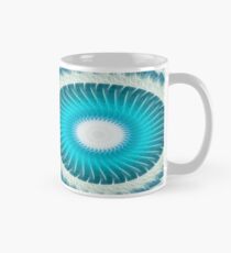 Cyan Glow Kaleidoscope 7 Mug