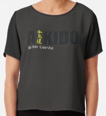 aikido artes marciales japon Chiffon Top