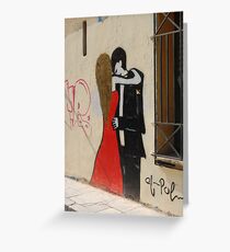 A Painted Couple Greeting Card
