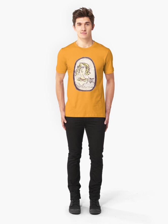 Alternate view of Portrait of a lady Slim Fit T-Shirt