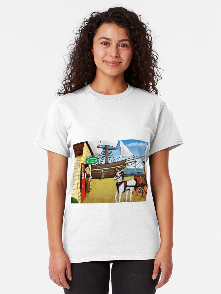 Alternate view of Fisherman's Wharf Classic T-Shirt