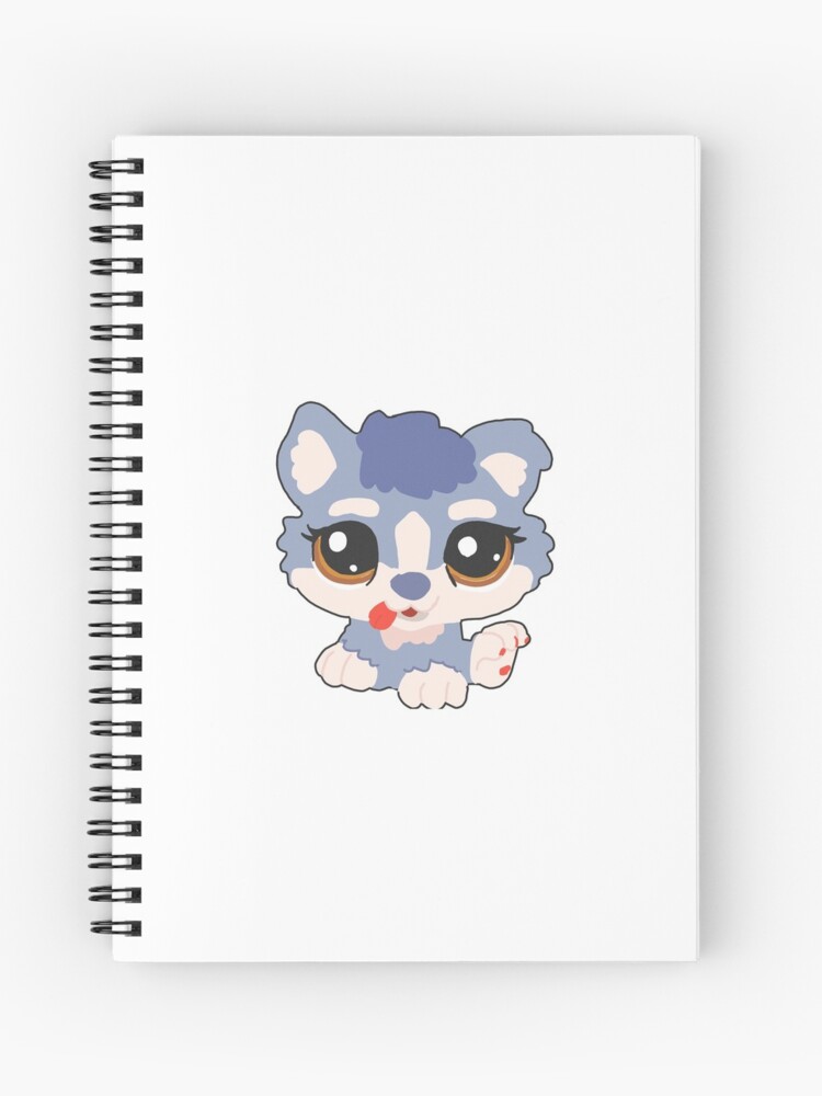 Lps Littlest Pet Shop Husky Puppy Spiral Notebook By