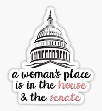 A Woman's Place Sticker
