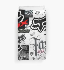 Fox Motocross Racing Picture collage Duvet Cover