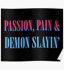KID CUDI - PASSION, PAIN & DEMON SLAYIN' Poster