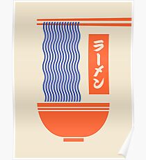 Ramen Japanese Food Tonkotsu Noodle Bowl - Cream Poster