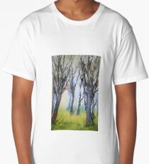 Daffodils as far as the eye can see Long T-Shirt