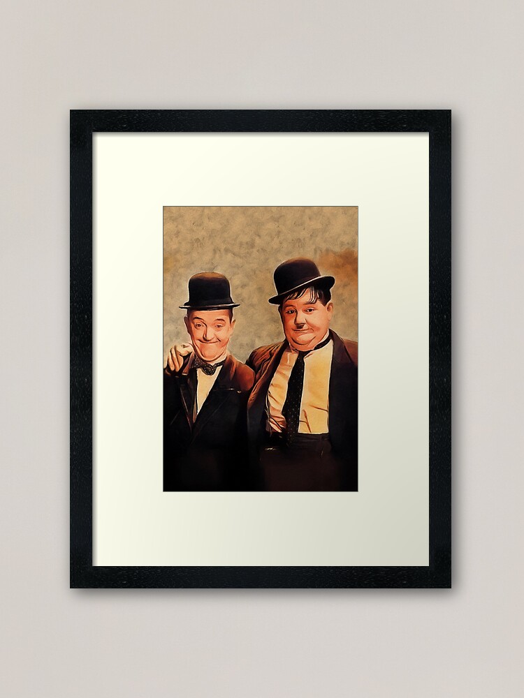 Alternate view of Laurel and Hardy, Hollywood Legends Framed Art Print