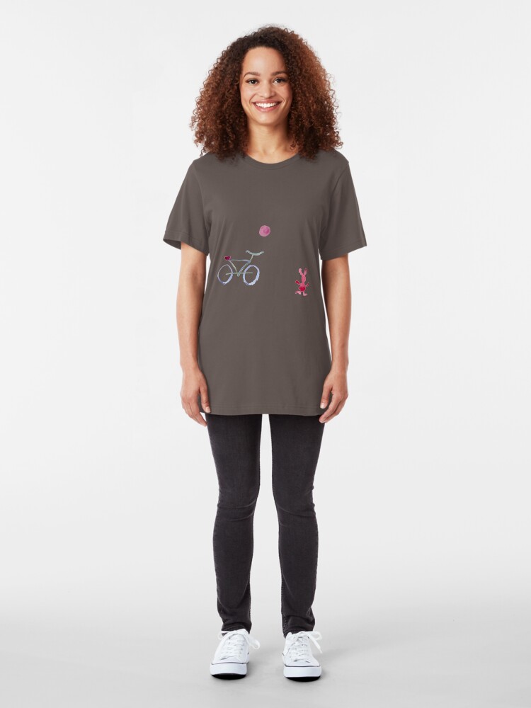 Alternate view of Run for your life! Slim Fit T-Shirt