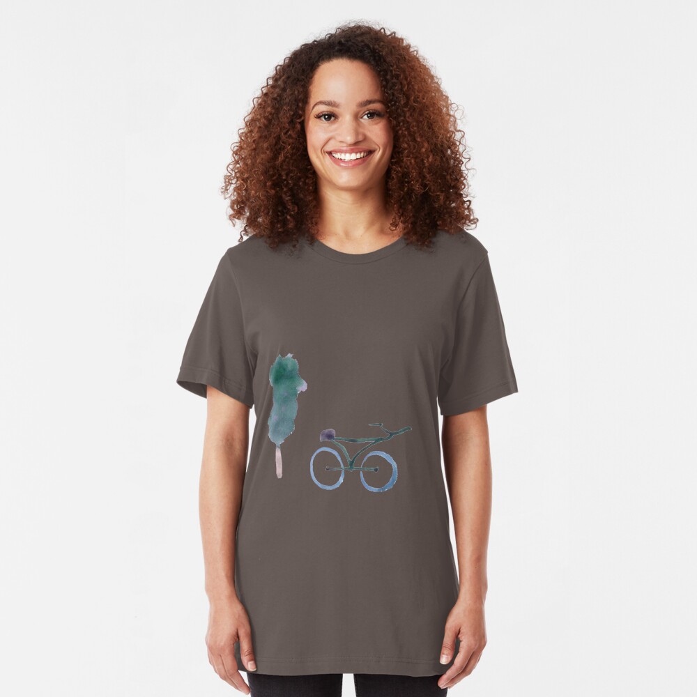 Tree & bike Slim Fit T-Shirt