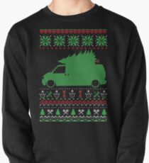 T4 Bus Van Transporter Christmas Ugly Sweater XMAS Pullover