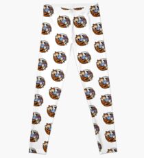 sleeping calvin hobbes Leggings