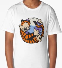 sleeping calvin hobbes Long T-Shirt