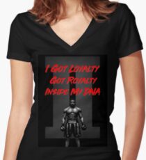 Creed 2 - Loyalty Women's Fitted V-Neck T-Shirt