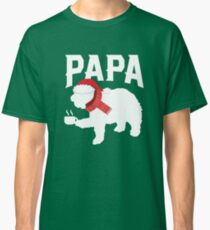 Papa Bear - Mom - Christmas Eve Pajamas - Holiday Shirt Classic T-Shirt