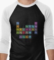 Adobe Table of Elements Men's Baseball ¾ T-Shirt