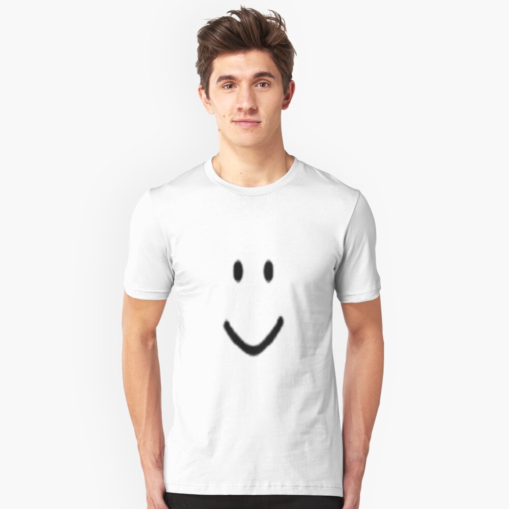 Roblox Default Noob Face T Shirt By Trainticket Redbubble - roblox default noob face laptop sleeve