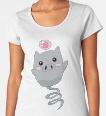 Psychic Spring Pig Women's Premium T-Shirt