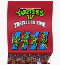 TMNT Turtles in Time Poster